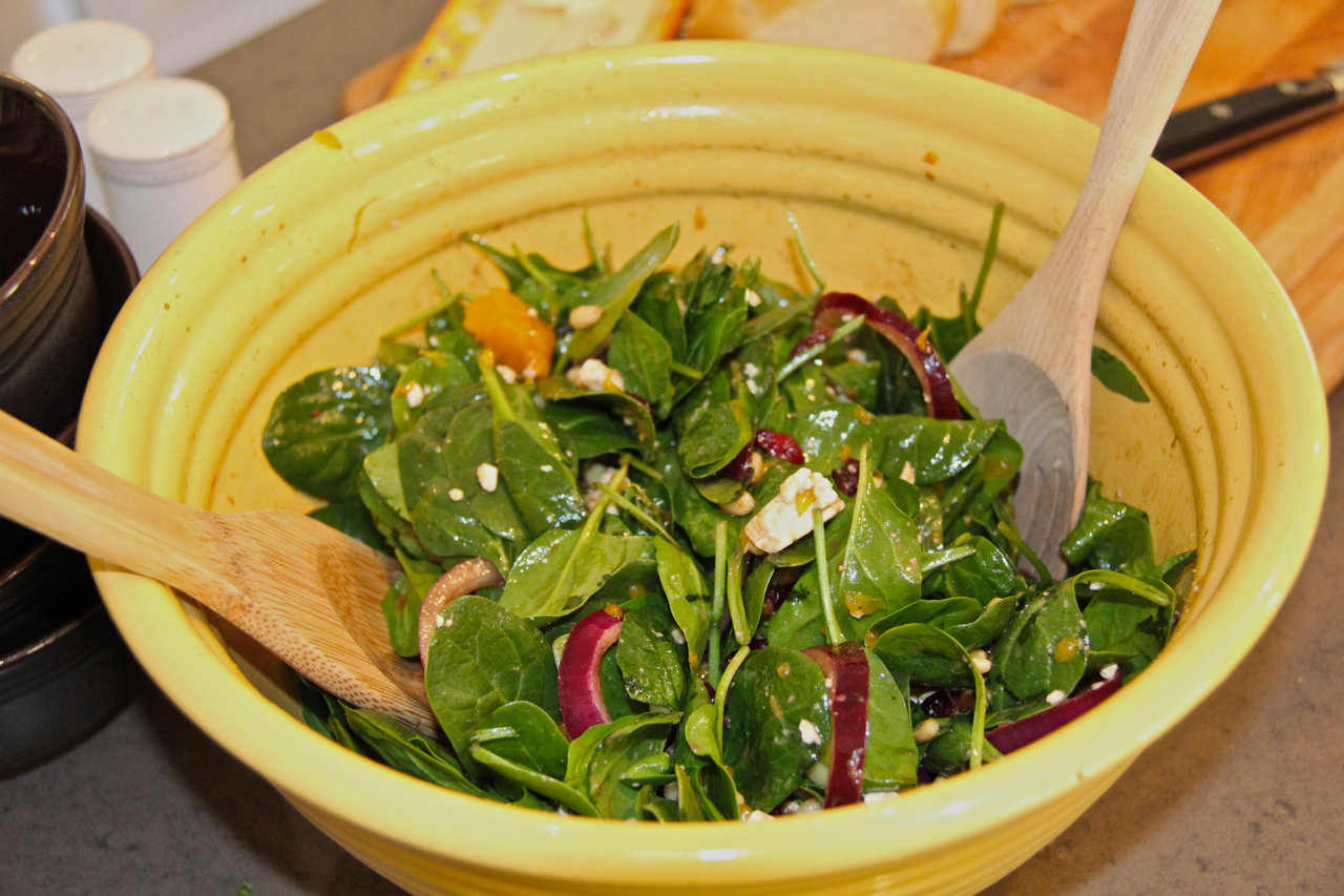 Spinach Orange Salad